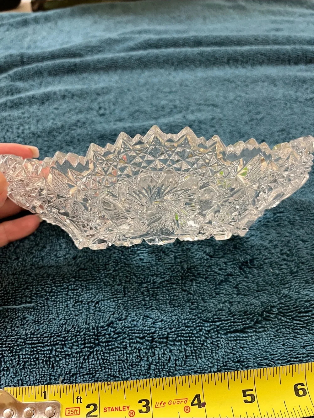 Antique Early American pattern glass candy dish